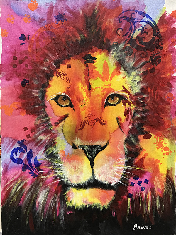 Leão - 30 x 40 - AST - 2019